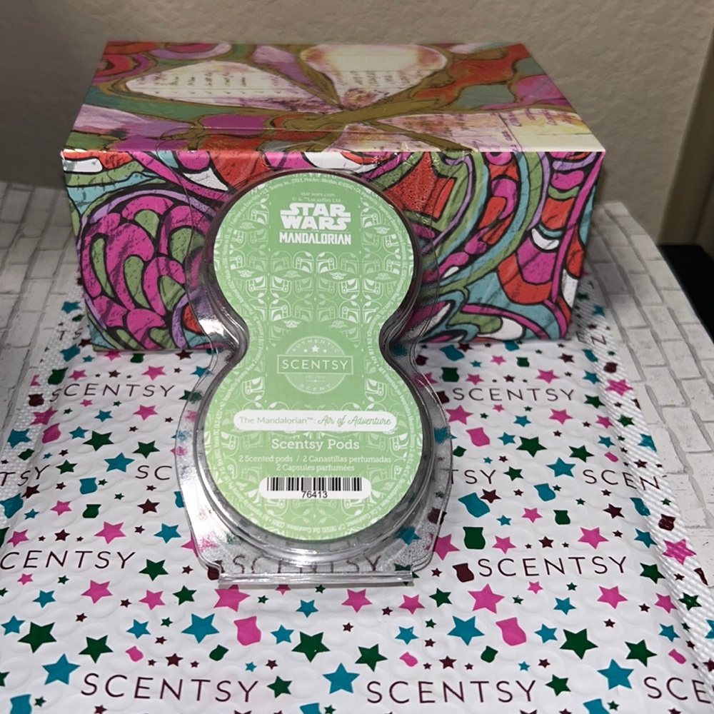 Scentsy Pods - The Mandalorian Air of Adventure (Baby Yoda scent)